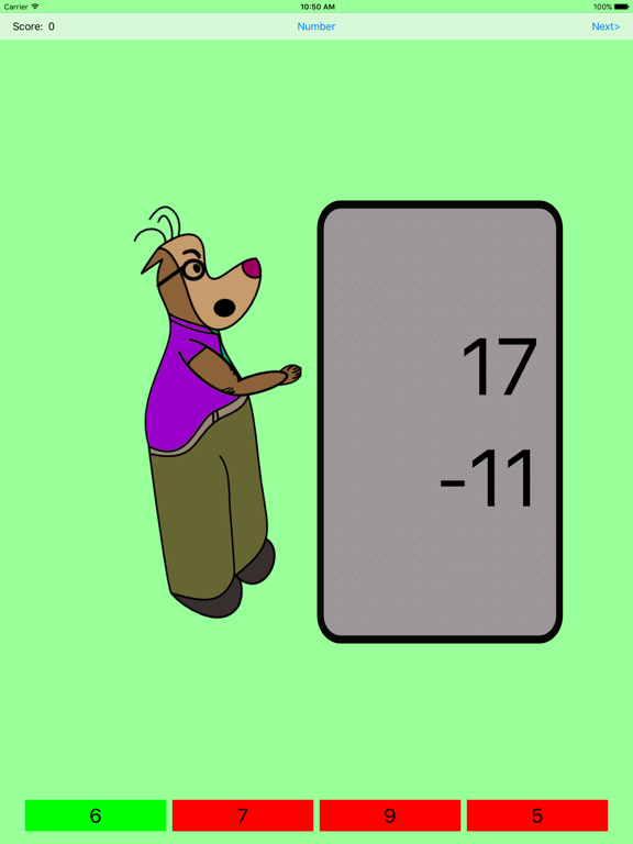 Screenshot #6 pour Subtraction Drills Flashcards