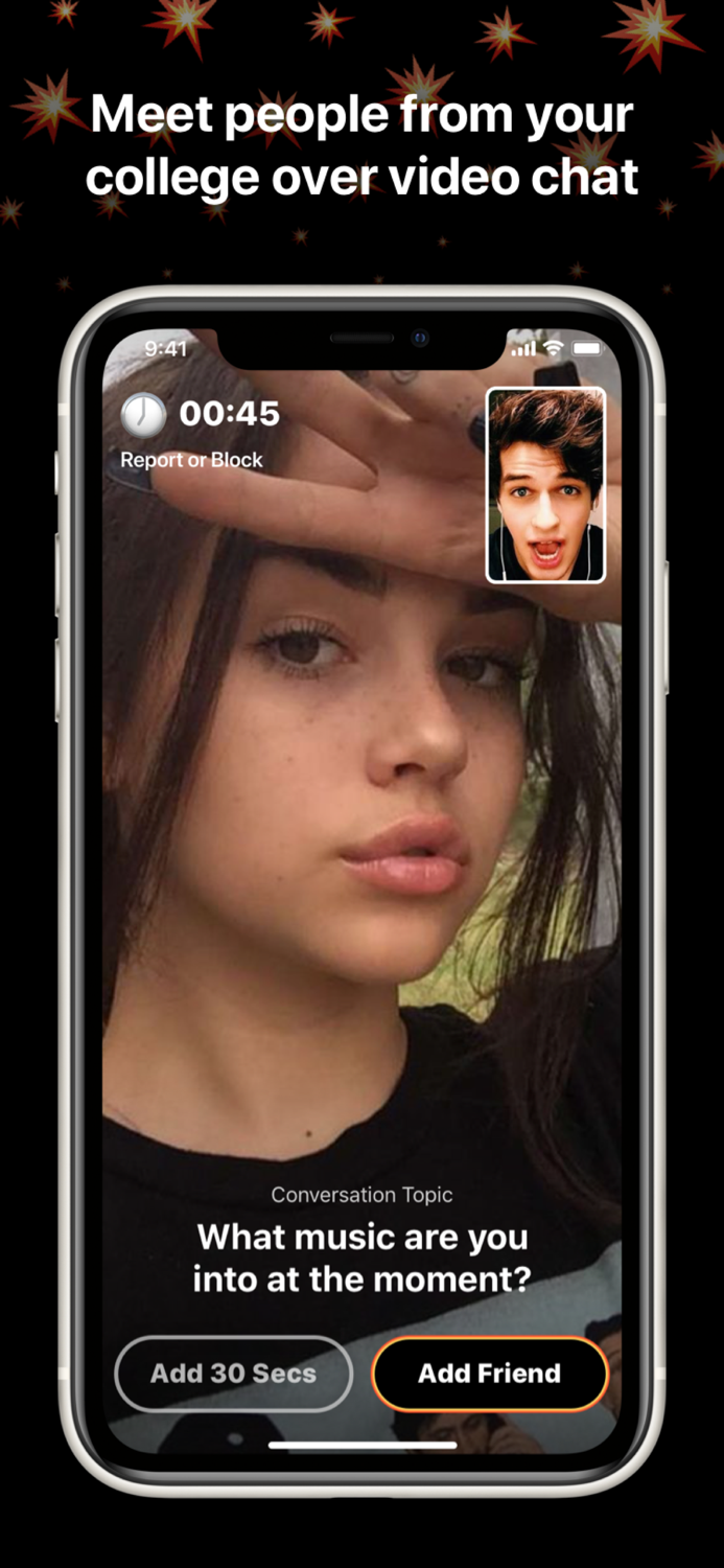 Flare College Video Chat