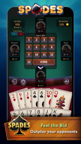 Game screenshot Spades - Offline hack