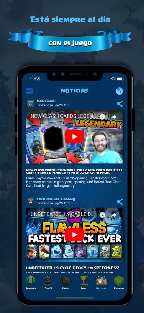 Mazos y Stats para Clash