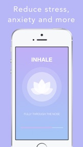Deep calm Daily breathing app screenshot