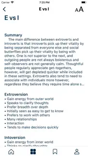 the personality types iphone screenshot 4