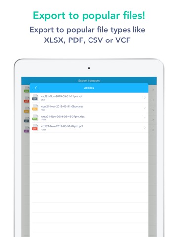 Contacts to Excel , PDF , CSVのおすすめ画像4