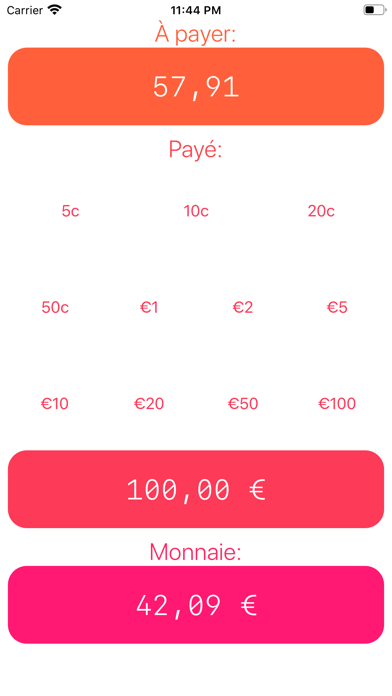 Screenshot #2 pour Calculateur de Monnaie