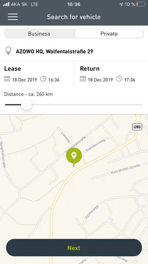 Intersharing screenshot 1