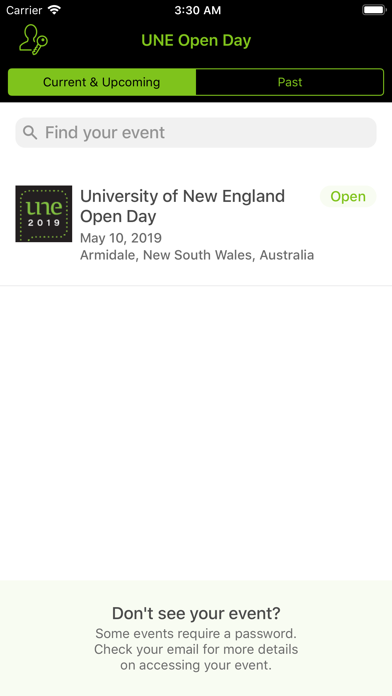 UNE Open Day 2019 screenshot 2