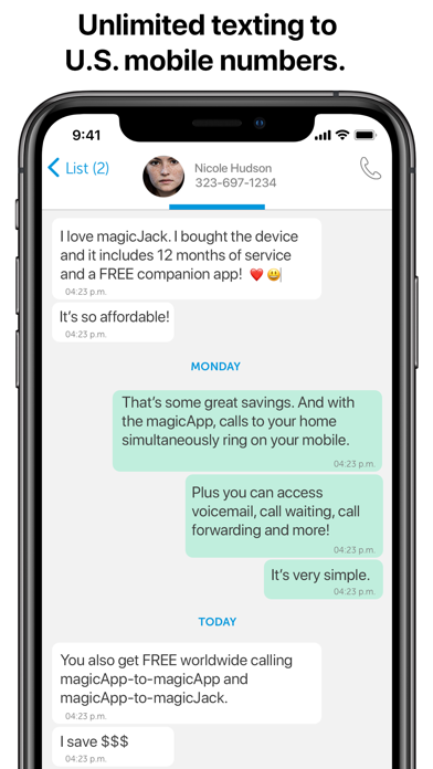Screenshot #3 pour magicApp Calling & Messaging