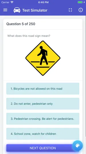 Iowa DOT Permit Test screenshot 1