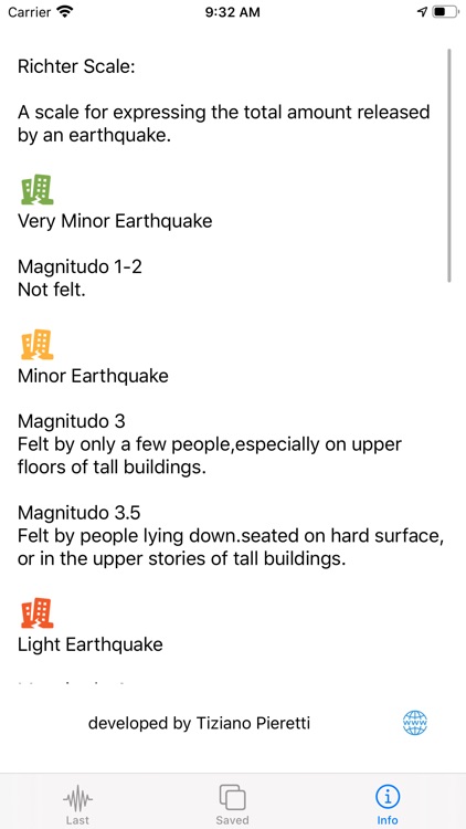 Earthquake List screenshot-5