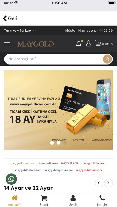 Screenshot #2 pour Maygold.com.tr