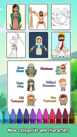 Game screenshot Bible coloring book game hack