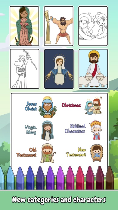 Bible coloring book game screenshot 3