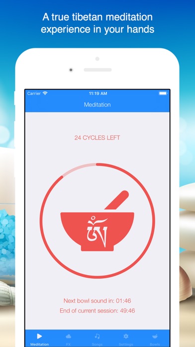 チベット瞑想タイマーをボウル - リラックス音楽と自然のおすすめ画像2