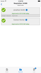 iProcurement for EBS screenshot