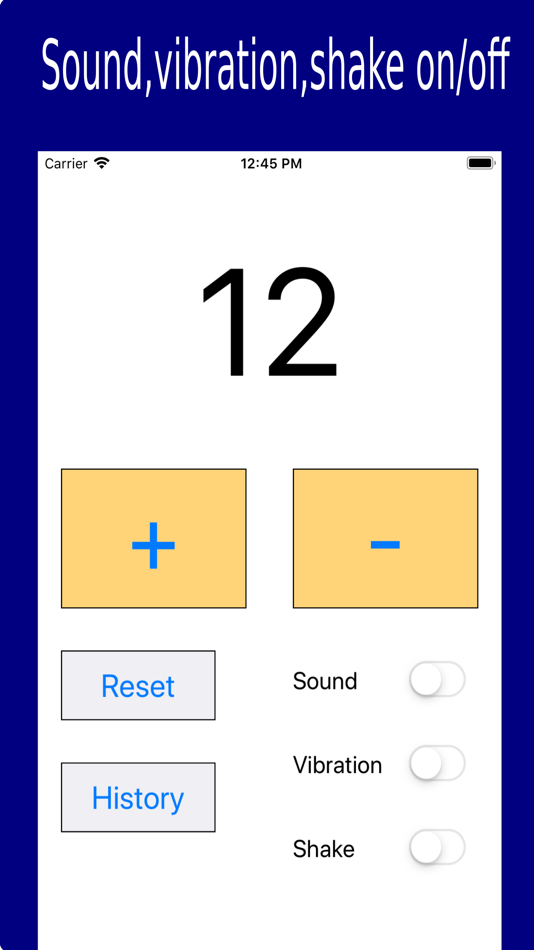 #3. Shake tally counter (iOS) 由: Hideshi Otsuru