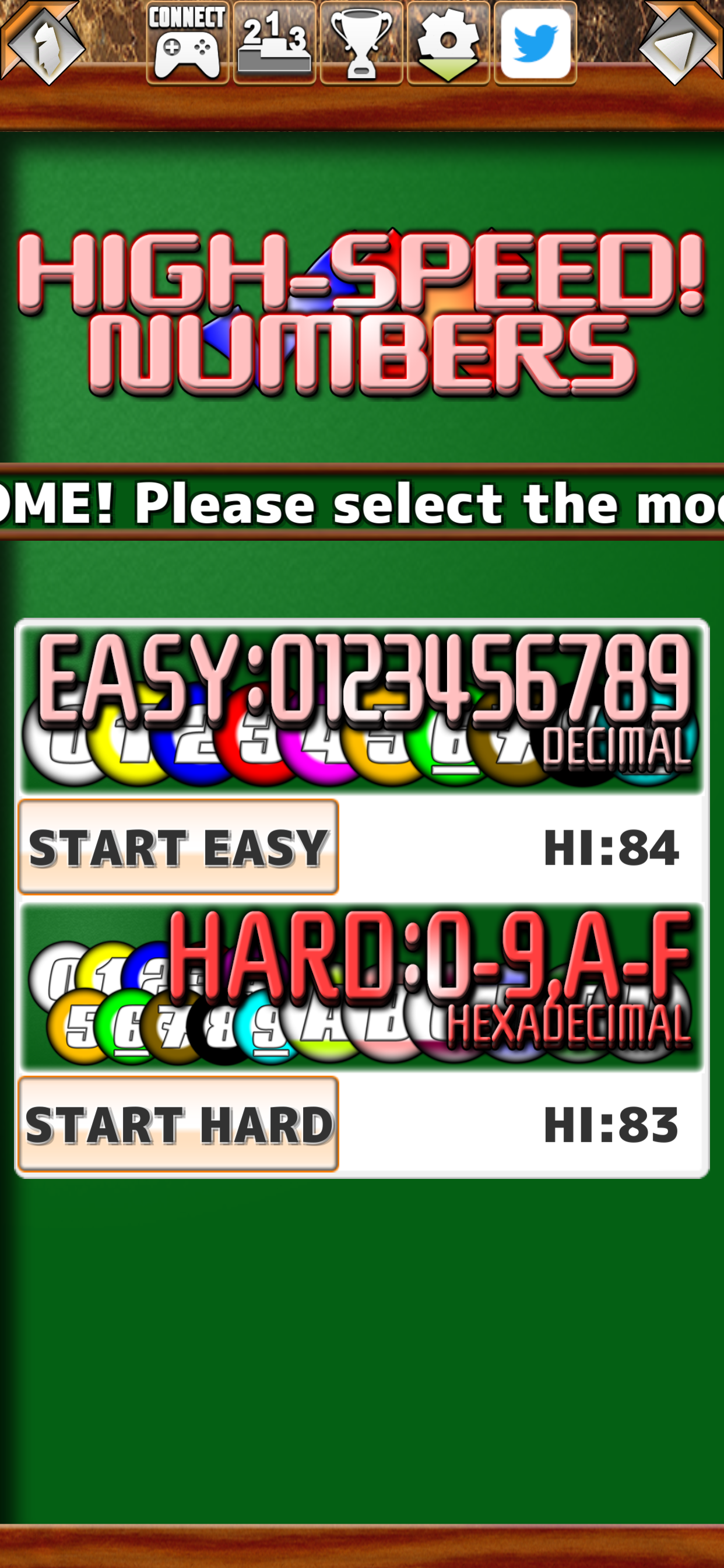 HighSpeed! Numbers