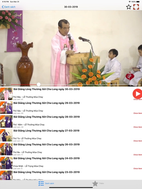 Đài Cha Long iPad screenshot 2 - Entertainment app