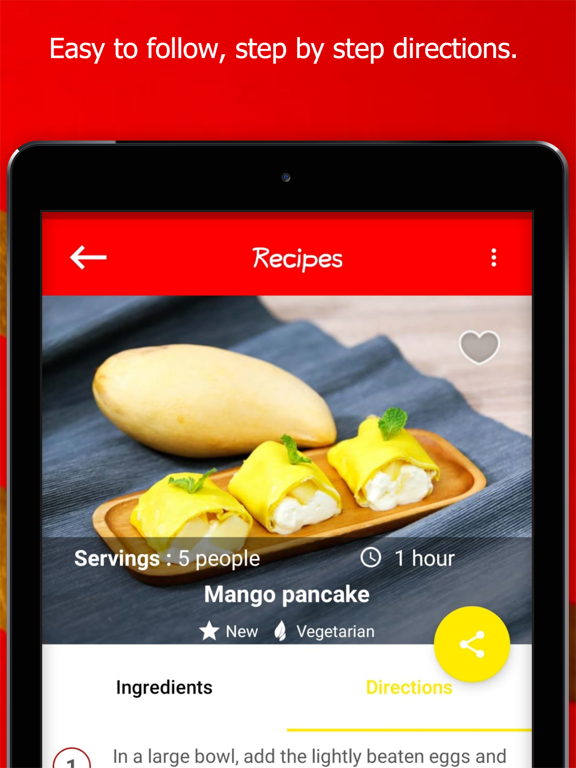 BLW - Chinese Recipes iPad screenshot 6 - Food & Drink app