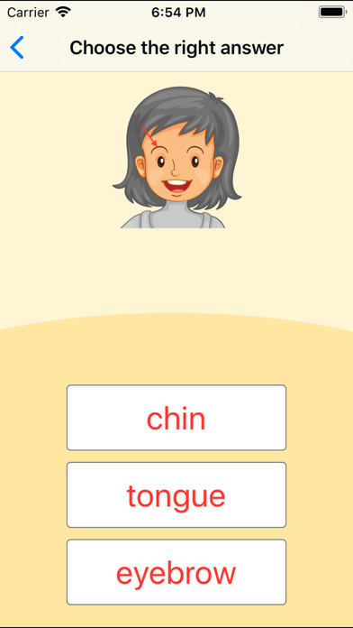 The Human Body. Learning Cards Screenshot