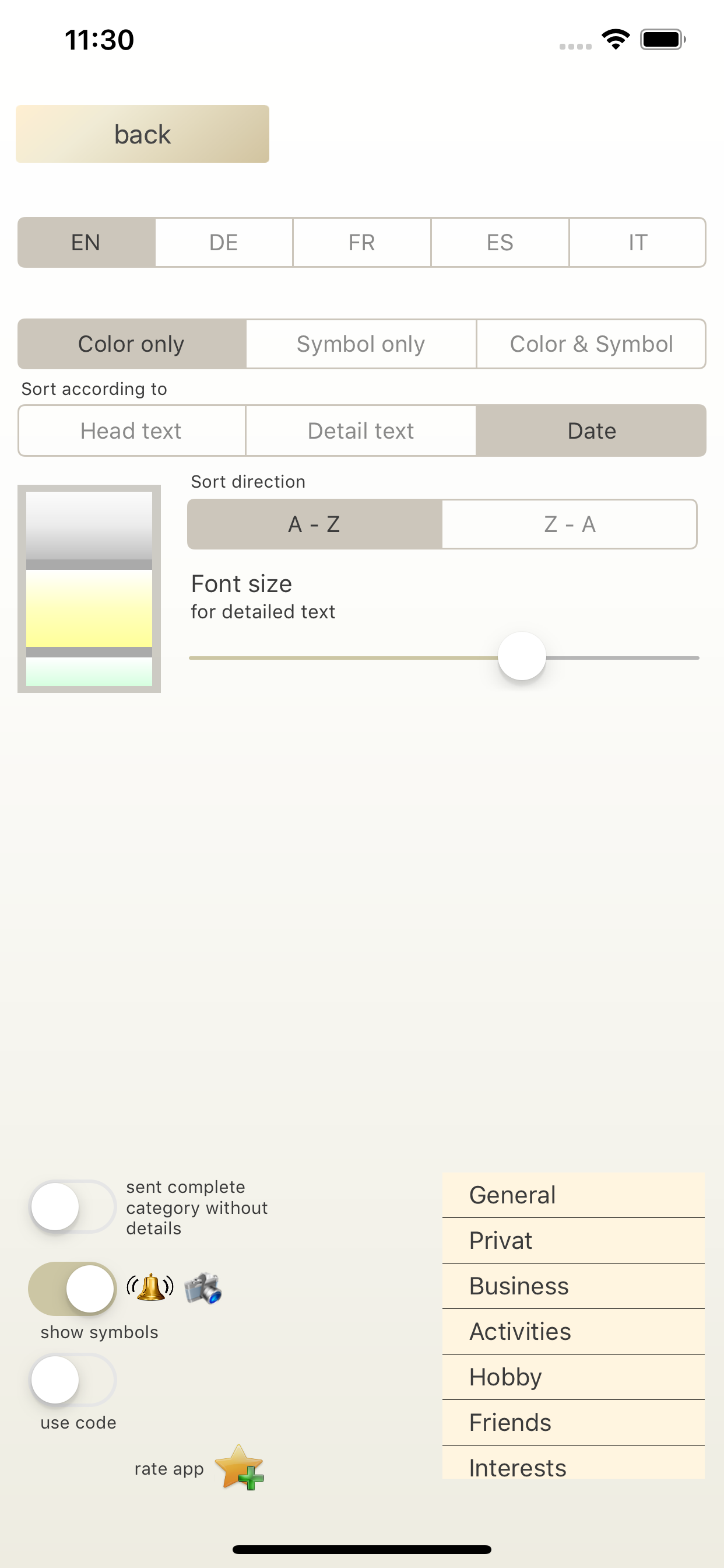 E&Q Notes lite screenshot 3