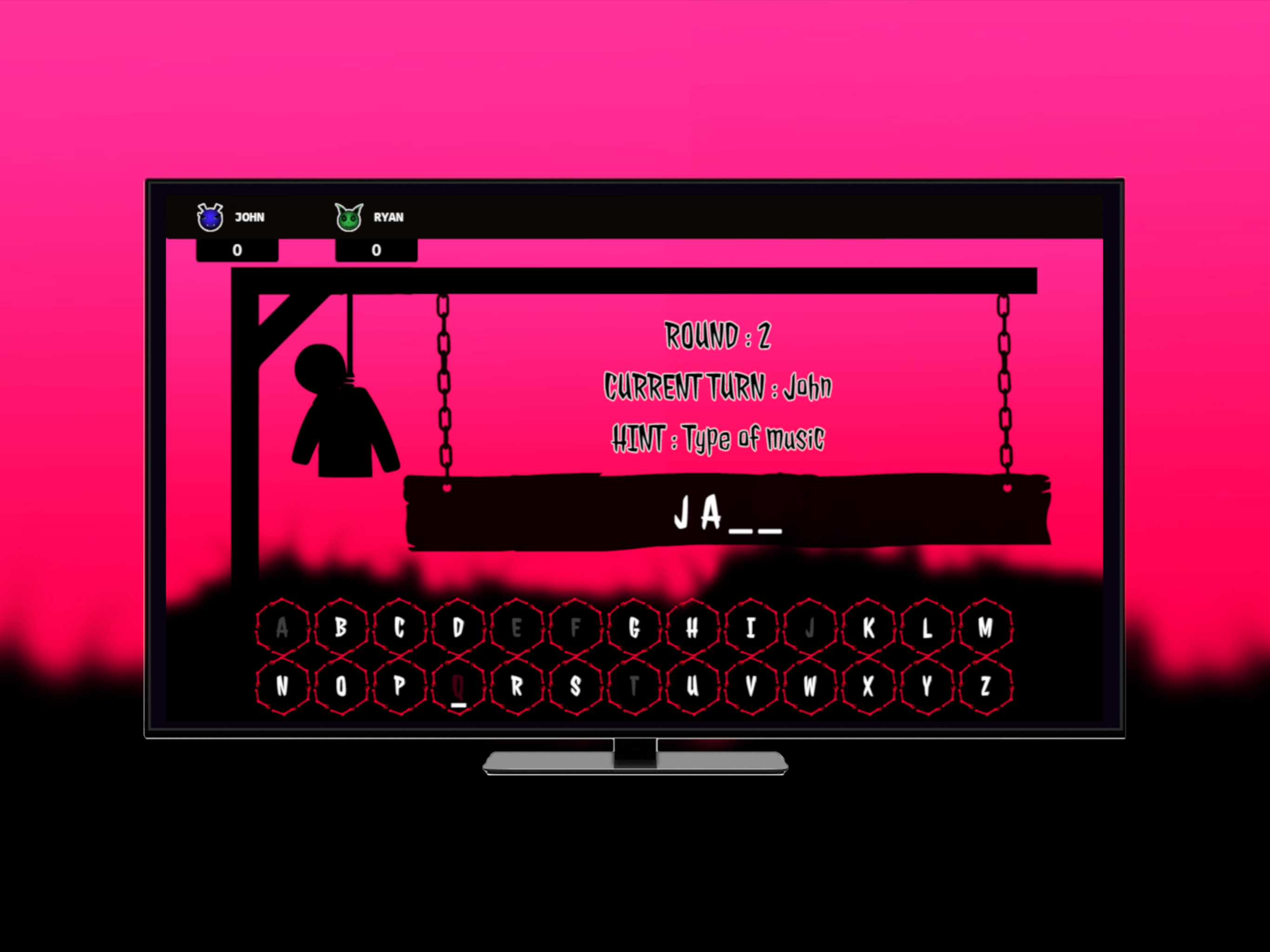 Hangman Cast Game screenshot 8