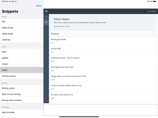 Screenshot #6 pour SimpleSnippets