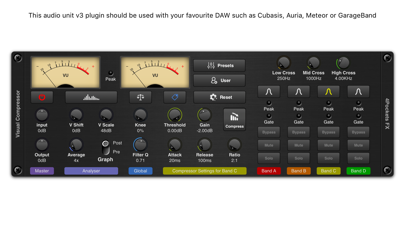 Screenshot #1 pour Visual Multi-Band Compressor