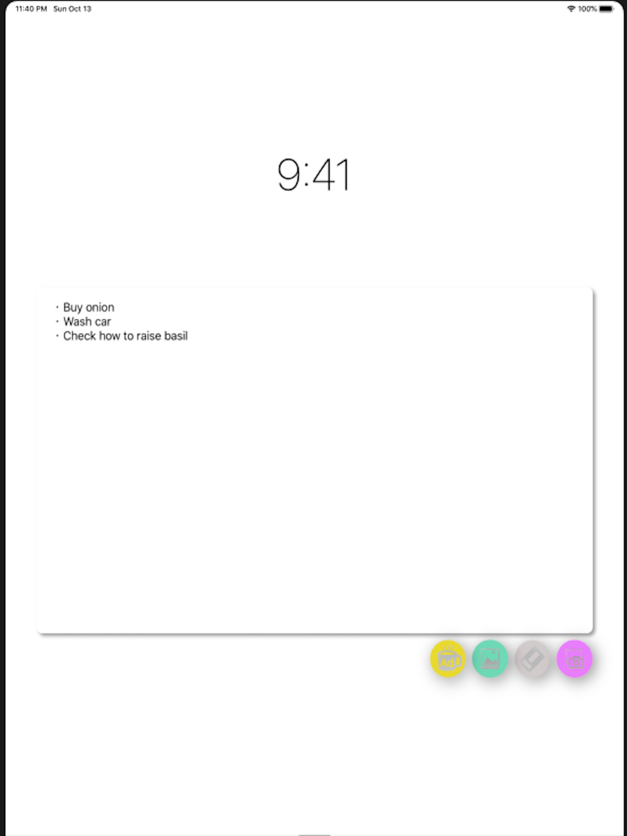Memo on Wallpaper - MemoShot