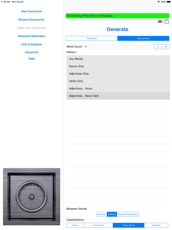 BitSafe iPad screenshot 5 - Productivity app
