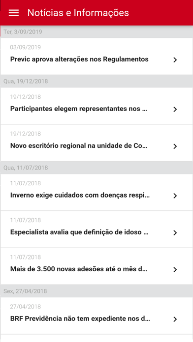 BRF Previdência Screenshot