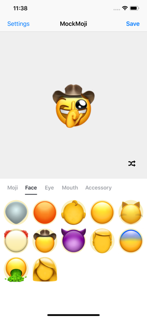 ‎MockMoji:Custom Emoji &Kaomoji Capture d'écran