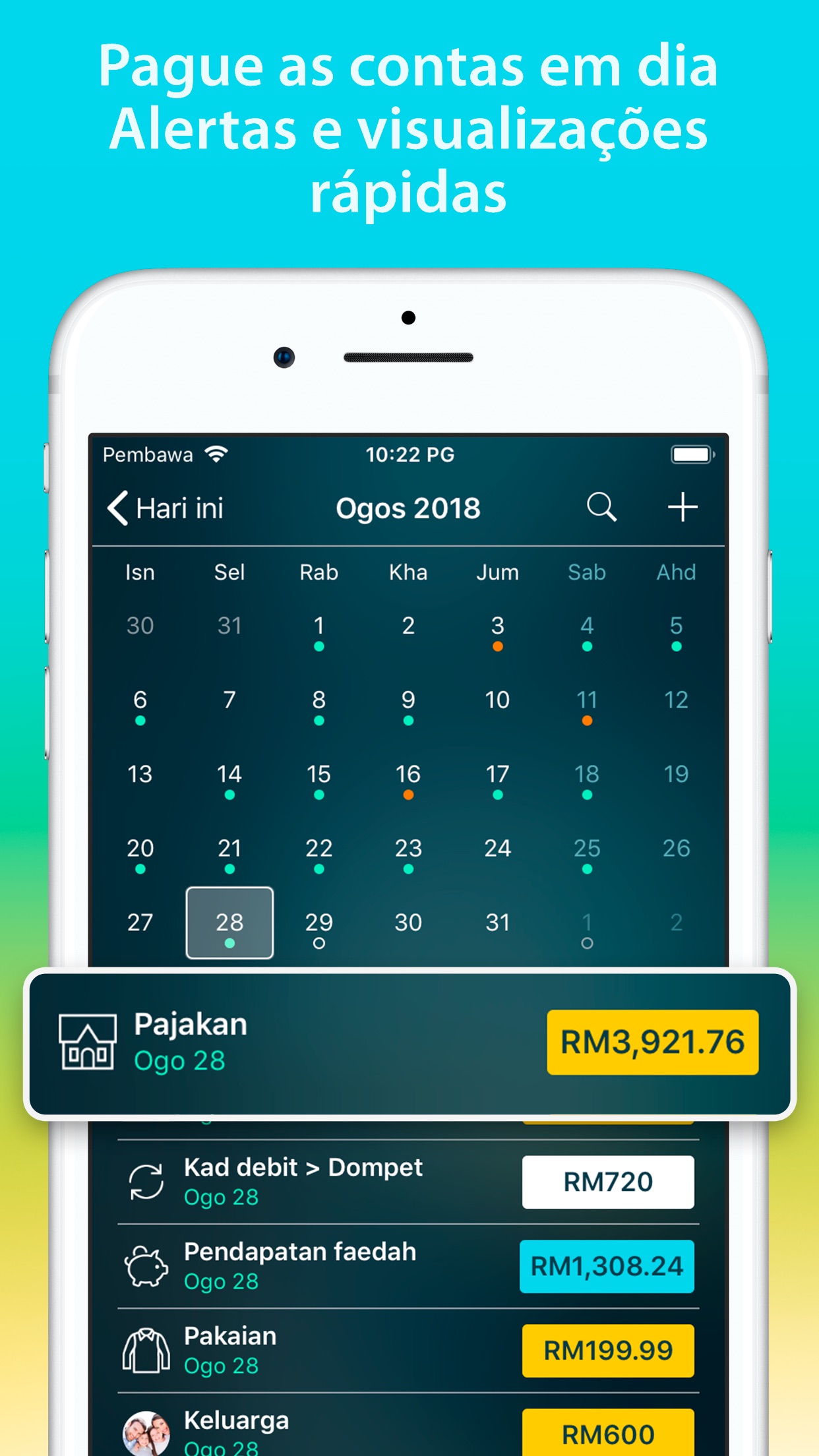 Screenshot do app Money Pro: Finanças Pessoais