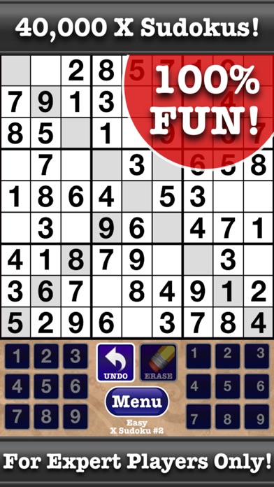 Screenshot #1 pour Expert Sudoku Book Stress Free