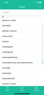 Russian-Uzbek dictionary 10000 screenshot 2