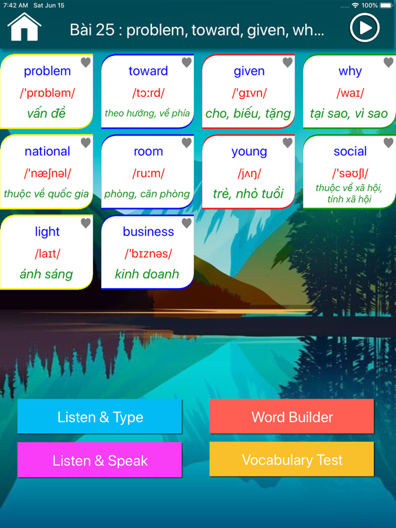 Screenshot #5 pour Học Tiếng Anh 123 Pro