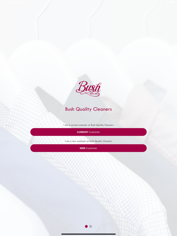 Bush Quality Cleaners iPad screenshot