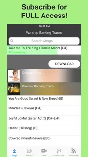 worship backing tracks iphone screenshot 1