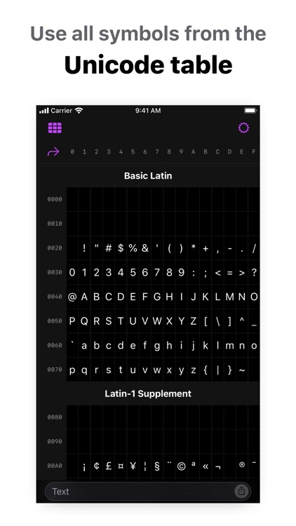 UniChar — Unicode Keyboard screenshot-5