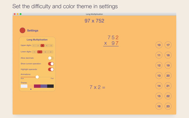 Long Multiplication screenshot 2