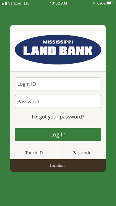 Mississippi Land Ag Banking Screenshot