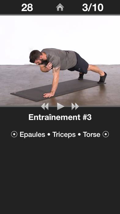 Screenshot #1 pour Exercices Quotidien Bras