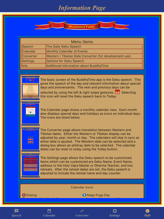 BuddhaTime iPad screenshot 5 - Education app