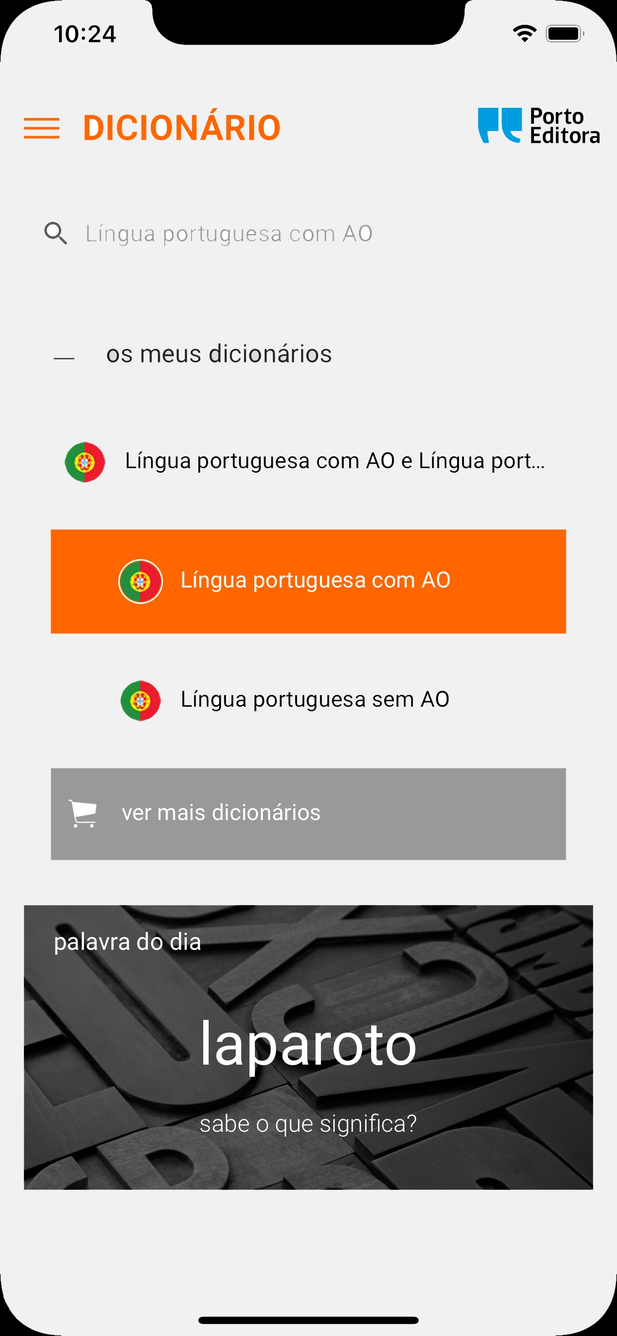 Dicionário Porto Editora