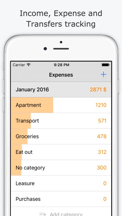 HomeMoney: personal finance Screenshot
