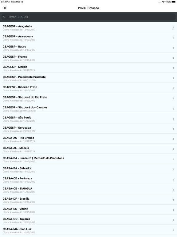 ProD+ Cotação de Preço iPad screenshot