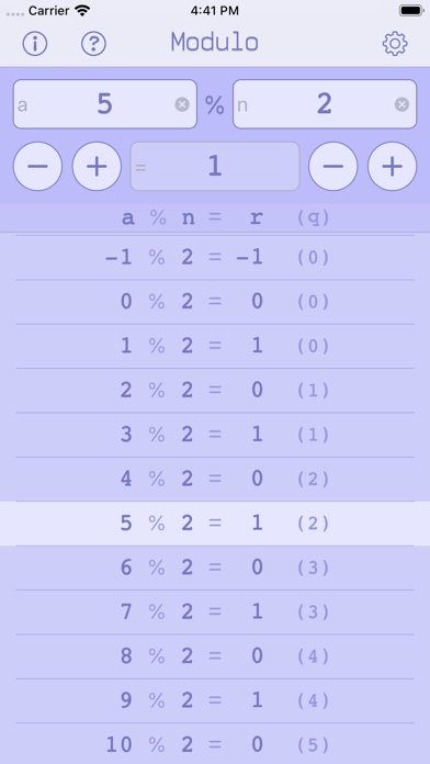 Screenshot #1 pour Modulo Enumerator