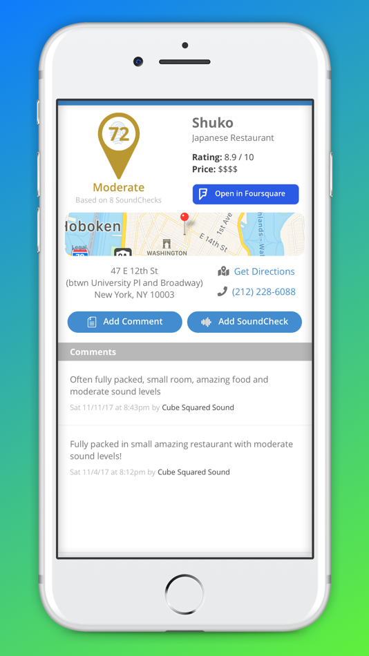 #4. SoundPrint, Find A Quiet Place (iOS) 由: Soundprint LLC