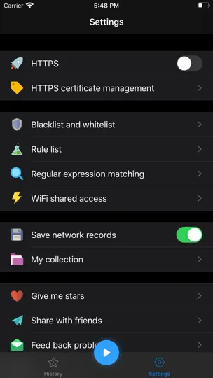 Capture d'écran de IHTTP Tracker -Network Monitor sur iPhone 6