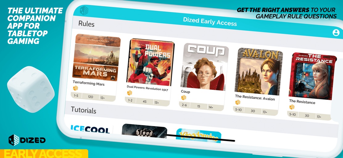 Dized - Board Game Companion screenshot