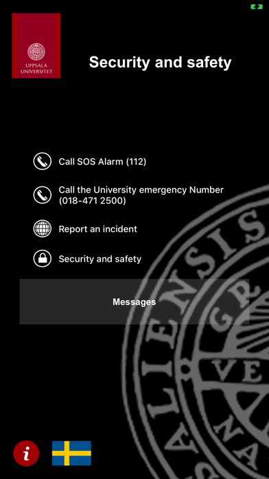 Uppsala Universitet Säkerhet screenshot 2